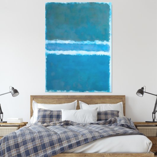 Mark Rothko art Canvas Afdruk (Insitu (Slaapkamer))