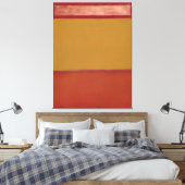 Mark Rothko art Canvas Afdruk (Insitu (Slaapkamer))