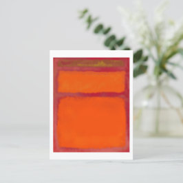 Mark Rothko art in digital style 11 Briefkaart