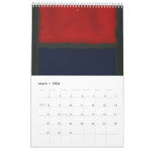 Mark Rothko art in digital style  Kalender (Mar 2026)