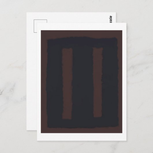 Mark Rothko art in digitale stijl 10 Briefkaart (Voorkant / Achterkant)