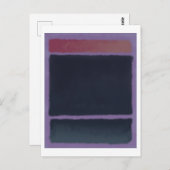 Mark Rothko art in digitale stijl 13 Briefkaart (Voorkant / Achterkant)
