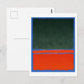 Mark Rothko art in digitale stijl 14 Briefkaart (Voorkant / Achterkant)