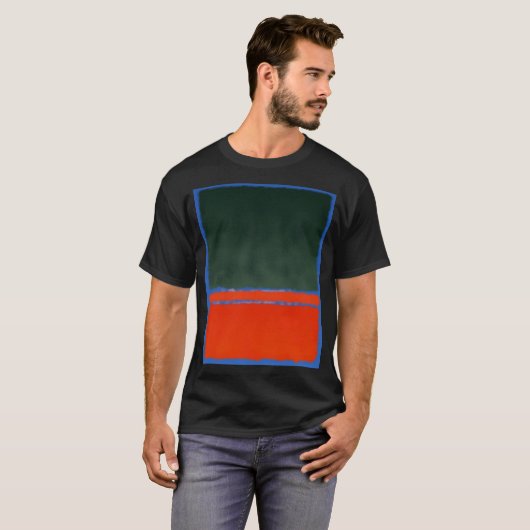 Mark Rothko art in digitale stijl 14 T-shirt (Voorkant volledig)
