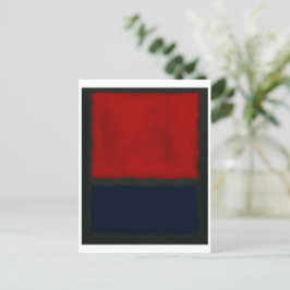 Mark Rothko art in digitale stijl 15 Briefkaart