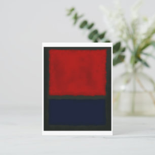 Mark Rothko art in digitale stijl 15 Briefkaart