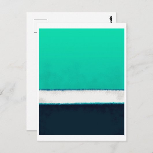 Mark Rothko art in digitale stijl 17 Briefkaart (Voorkant / Achterkant)