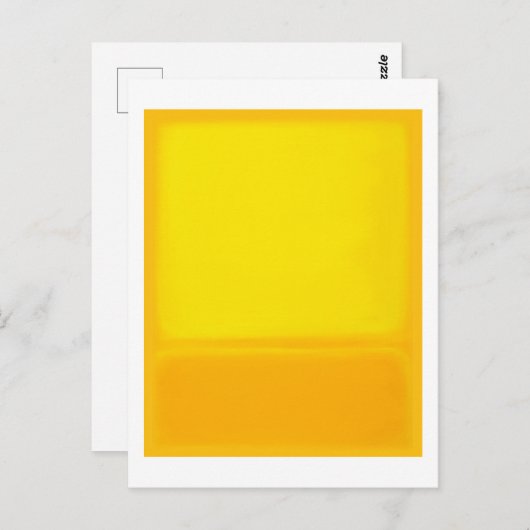 Mark Rothko art in digitale stijl 1 Briefkaart (Voorkant / Achterkant)