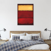 Mark Rothko art in digitale stijl 1 Canvas Afdruk (Insitu (Slaapkamer))