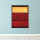 Mark Rothko art in digitale stijl 1 Canvas Afdruk (Insitu (Houten vloer))