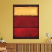 Mark Rothko art in digitale stijl 1 Canvas Afdruk (Insitu (Woonkamer))