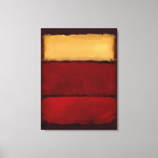 Mark Rothko art in digitale stijl 1 Canvas Afdruk (Voorkant)