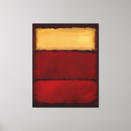 Mark Rothko art in digitale stijl 1 Canvas Afdruk (Voorkant)