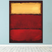 Mark Rothko art in digitale stijl 1 Canvas Afdruk (Insitu (Houten vloer))