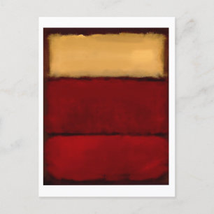 Mark Rothko art in digitale stijl 2 Briefkaart