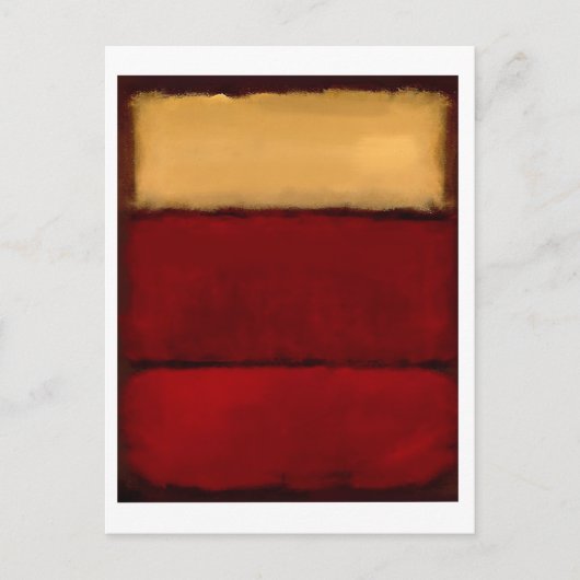 Mark Rothko art in digitale stijl 2 Briefkaart (Voorkant)