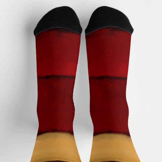 Mark Rothko art in digitale stijl 2 Sokken (Top)