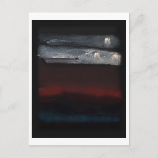 Mark Rothko art in digitale stijl 3 Briefkaart (Voorkant)