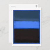 Mark Rothko art in digitale stijl 4 Briefkaart (Voorkant / Achterkant)