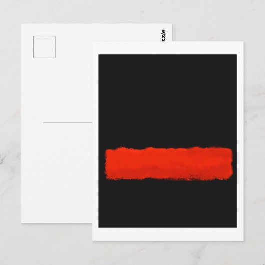 Mark Rothko art in digitale stijl 5 Briefkaart (Voorkant / Achterkant)
