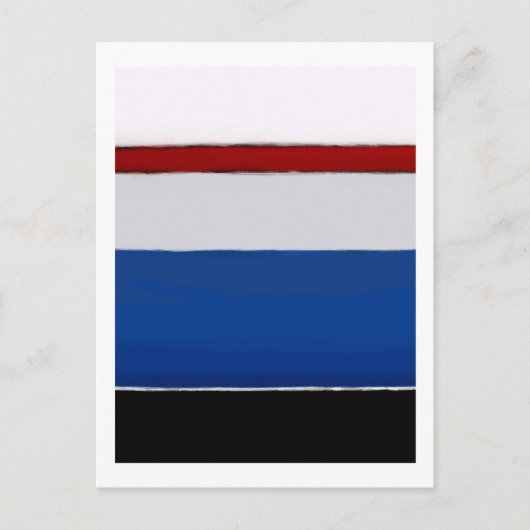 Mark Rothko art in digitale stijl 7 Briefkaart (Voorkant)