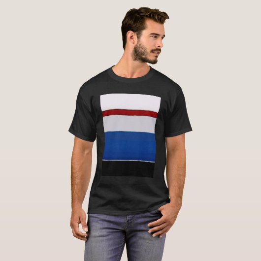 Mark Rothko art in digitale stijl 7 T-shirt (Voorkant volledig)