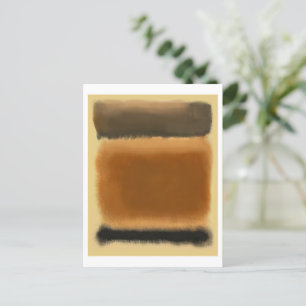Mark Rothko art in digitale stijl 8 Briefkaart