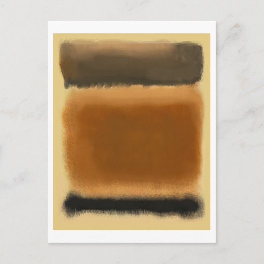 Mark Rothko art in digitale stijl 8 Briefkaart (Voorkant)