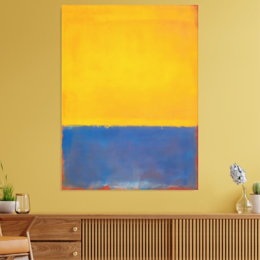 Mark Rothko art painting Canvas Afdruk (Insitu (Woonkamer))