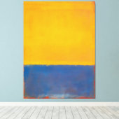 Mark Rothko art painting Canvas Afdruk (Insitu (Houten vloer))