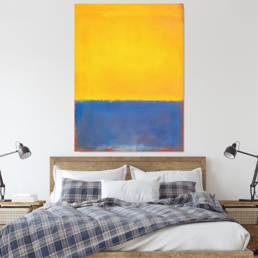 Mark Rothko art painting Canvas Afdruk (Insitu (Slaapkamer))