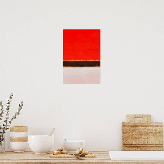 mark rothko art poster (Keuken)