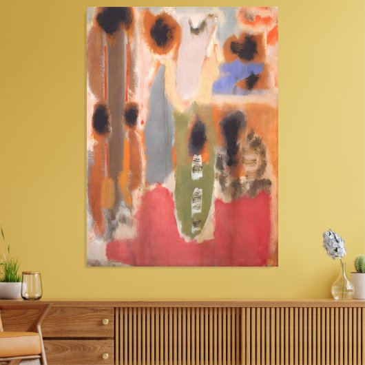 Mark Rothko art style Canvas Afdruk (Insitu (Woonkamer))