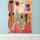 Mark Rothko art style Canvas Afdruk (Insitu (Houten vloer))