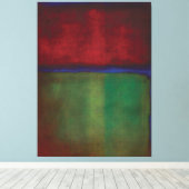 Mark Rothko art style Canvas Afdruk (Insitu (Houten vloer))