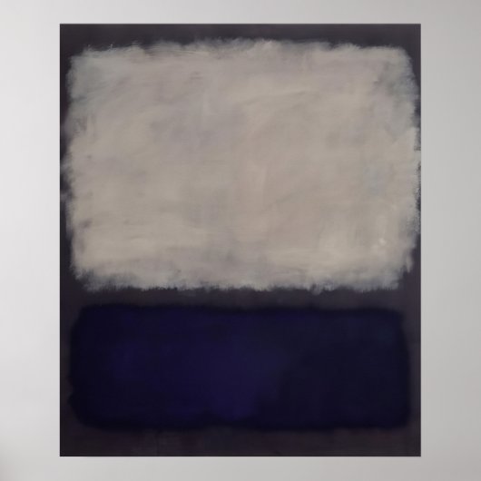 Mark Rothko - Blauw en grijs - 1962 Poster (Voorkant)