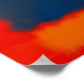 Mark Rothko - Blauw, Oranje, Rood - 1961 Poster (Hoek)