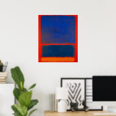 Mark Rothko - Blauw, Oranje, Rood - 1961 Poster (Thuiskantoor)