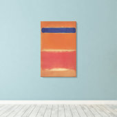 Mark Rothko - Blauw over Rood - 1953 Canvas Afdruk (Insitu (Houten vloer))