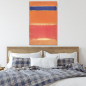Mark Rothko - Blauw over Rood - 1953 Canvas Afdruk (Insitu (Slaapkamer))