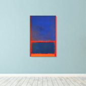 Mark Rothko - Blauw, Sinaasappel, Rood - 1961 Canvas Afdruk (Insitu (Houten vloer))