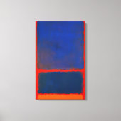 Mark Rothko - Blauw, Sinaasappel, Rood - 1961 Canvas Afdruk (Voorkant)
