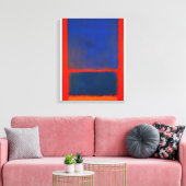 Mark Rothko - Blauw, Sinaasappel, Rood - 1961 Canvas Afdruk (Insitu (Woonkamer))