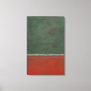 Mark Rothko - Groen en Maroon - 1953 Canvas Afdruk