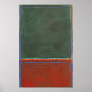 Mark Rothko - Groen en Maroon - 1953 Poster
