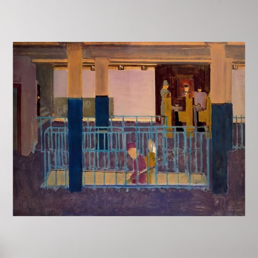 Mark Rothko - Ingang naar de metro - 1938 Poster (Voorkant)