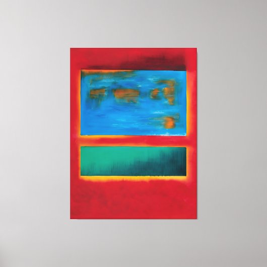 Mark Rothko kunst Canvas Afdruk (Voorkant)