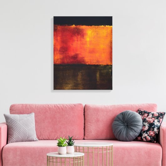 Mark Rothko kunst Canvas Afdruk (Insitu (Woonkamer))