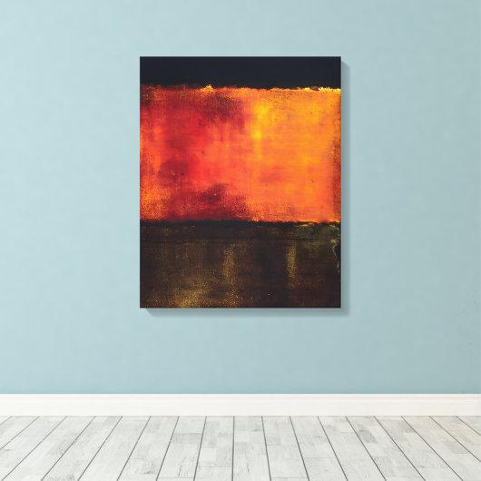 Mark Rothko kunst Canvas Afdruk (Insitu (Houten vloer))