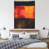 Mark Rothko kunst Canvas Afdruk (Insitu (Slaapkamer))